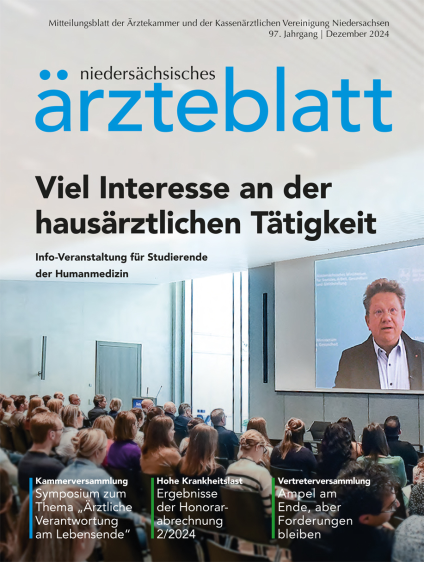 Niedersächsisches Ärzteblatt, Dezember 2024